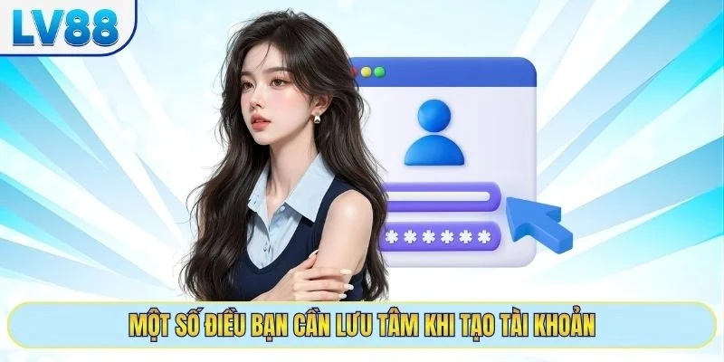 Một số điều bạn cần lưu tâm khi tạo tài khoản